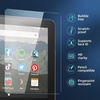 image:imageNEWC 2 Pack Designed for Amazon Fire HD 8 HD 8 Plus 20222020 12e10e Generation Screen Protector Tempered Glass Case Friendly Ultra Resistant