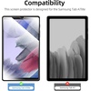 image:imageNEWC 2 Pack Designed for Samsung Galaxy Tab A7 Lite 87 Inch SMT220T225T227 Screen Protector Tempered Glass Bubble Free Ultra ResistantTransparent