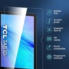 image:imageNEWC 2 Pack Designed for TCL Tab 10 5G  TCL Tab 10s 101 Inch Screen Protector Tempered Glass Case Friendly Ultra Resistant