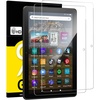 image:imageNEWC 2 Pack Designed for Amazon Fire HD 8 HD 8 Plus 20222020 12e10e Generation Screen Protector Tempered Glass Case Friendly Ultra Resistant
