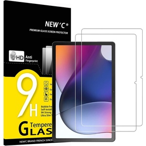 image:imageNEWC 2 Pack Designed for Motorola Moto Tab G62 Screen Protector Tempered Glass Case Friendly Ultra Resistant