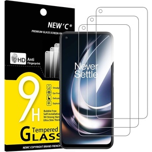 image:imageNEWC 3 Pack Designed for OnePlus Nord CE 2 Lite 5G Screen Protector Tempered Glass Case Friendly Scratch ResistantBubbleFree Ultra Resistant