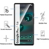 image:imageNEWC 3 Pack Designed for Google Pixel 6 Screen Protector Tempered Glass Case Friendly Ultra Resistant6A  61 inches