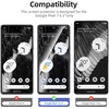 image:imageNEWC 3 Pack Designed for Google Pixel 6 Screen Protector Tempered Glass Case Friendly Ultra Resistant7  64 inches