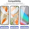 image:imageNEWC 3 Pack Designed for Google Pixel 6 Screen Protector Tempered Glass Case Friendly Ultra Resistant9  63 inches