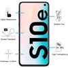 image:imageNEWC 3 Pack Designed for Samsung Galaxy S10e Screen Protector Tempered Glass Case Friendly Scratch ResistantBubbleFree Ultra Resistant