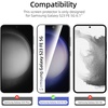 image:imageNEWC 3 Pack Designed for Samsung Galaxy S21 5G 62 Screen Protector Tempered Glass ScratchProof BubbleFree Ultra Resistant 026 mm HD Ultra Transparent 9H Hardness GlassS23 FE 64 inches