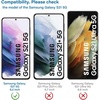 image:imageNEWC 3 Pack Designed for Samsung Galaxy S21 5G 62 Screen Protector Tempered Glass ScratchProof BubbleFree Ultra Resistant 026 mm HD Ultra Transparent 9H Hardness GlassS21 62 inches