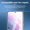 image:imageNEWC 3 Pack Designed for Samsung Galaxy S21 5G 62 Screen Protector Tempered Glass ScratchProof BubbleFree Ultra Resistant 026 mm HD Ultra Transparent 9H Hardness GlassS21 62 inches