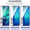 image:imageNEWC 3 Pack Designed for TCL 20S Screen Protector Tempered Glass Bubble Free Ultra Resistant