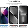 image:imageNEWC 4 Pack 2 Pack for iPhone 13 Mini Screen Protector  2 Pack Camera Lens Protector Sensor ProtectionCase Friendly Tempered Glass Film13 Mini 54 inches