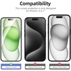 image:imageNEWC 4 Pack 2 Pack for iPhone 13 Mini Screen Protector  2 Pack Camera Lens Protector Sensor ProtectionCase Friendly Tempered Glass Film15 61 inches