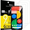 image:imageNEWC 3 Pack Designed for Google Pixel 5 5G Screen Protector Tempered Glass Case Friendly Scratch ResistantBubbleFree Ultra Resistant