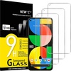 image:imageNEWC 3 Pack Designed for Google Pixel 5a 5G Screen Protector Tempered Glass Case Friendly Scratch ResistantBubbleFree Ultra Resistant