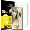 image:imageNEWC 3 Pack Designed for Samsung Galaxy S21 5G 62 Screen Protector Tempered Glass ScratchProof BubbleFree Ultra Resistant 026 mm HD Ultra Transparent 9H Hardness GlassS25 Ultra 69 inches