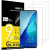 image:imageNEWC 3 Pack Designed for TCL 20S Screen Protector Tempered Glass Bubble Free Ultra Resistant