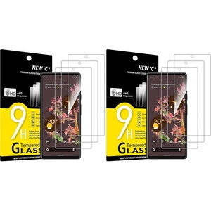 image:imageNEWC 3 Pack Designed for Google Pixel 6 Screen Protector Tempered Glass Case Friendly Ultra Resistant6  64 inches Pack of 2