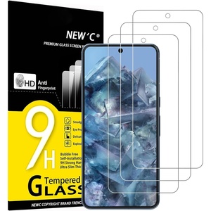 image:imageNEWC 3 Pack Designed for Google Pixel 6 Screen Protector Tempered Glass Case Friendly Ultra Resistant8 Pro 67 inches