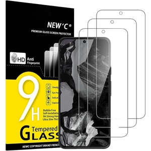 image:imageNEWC 3 Pack Designed for Google Pixel 6 Screen Protector Tempered Glass Case Friendly Ultra Resistant8A  61 inches