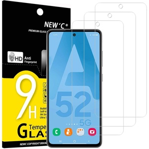 image:imageNEWC 3 Pack Designed for Samsung Galaxy A32 5G Screen Protector Tempered Glass Case Friendly Scratch ResistantBubbleFree Ultra ResistantA52A52S 65 inches