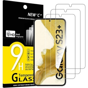 image:imageNEWC 3 Pack Designed for Samsung Galaxy S21 5G 62 Screen Protector Tempered Glass ScratchProof BubbleFree Ultra Resistant 026 mm HD Ultra Transparent 9H Hardness GlassS23 66 inches