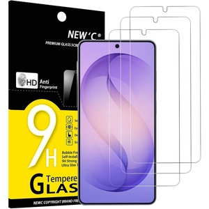 image:imageNEWC 3 Pack Designed for Samsung Galaxy S21 5G 62 Screen Protector Tempered Glass ScratchProof BubbleFree Ultra Resistant 026 mm HD Ultra Transparent 9H Hardness GlassS26 63 inches