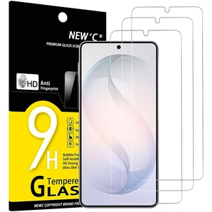 image:imageNEWC 3 Pack Designed for Samsung Galaxy S21 5G 62 Screen Protector Tempered Glass ScratchProof BubbleFree Ultra Resistant 026 mm HD Ultra Transparent 9H Hardness GlassS26 Ultra 69 inches