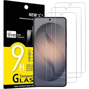 image:imageNEWC 3 Pack Designed for Samsung Galaxy S21 5G 62 Screen Protector Tempered Glass ScratchProof BubbleFree Ultra Resistant 026 mm HD Ultra Transparent 9H Hardness GlassS26 67 inches