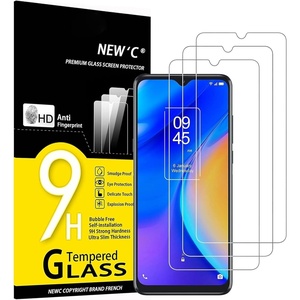 image:imageNEWC 3 Pack Designed for TCL 20 SE Screen Protector Tempered Glass Bubble Free Ultra Resistant
