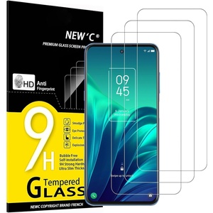 image:imageNEWC 3 Pack Designed for TCL 20L  TCL 20L  TCL 20L PlusTCL 20 5G  TCL 20S Screen Protector Tempered Glass Bubble Free Ultra Resistant