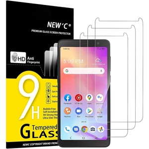 image:imageNEWC 3 Pack Designed for TCL A3 Screen Protector Tempered Glass Bubble Free Ultra Resistant