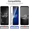 image:imageNEWC 3 Pack Designed for Asus ROG Phone 6 Screen Protector Tempered Glass Scratch Resistant Bubble Free Ultra Resistant Transparent
