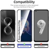 image:imageNEWC 3 Pack Designed for Asus Zenfone 8 Screen Protector Tempered Glass Scratch Resistant Bubble Free Ultra Resistant Transparent