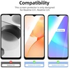 image:imageNEWC 3 Pack Designed for Realme C31 Realme C25 Screen Protector Tempered Glass Case Friendly Scratch ResistantBubbleFree Ultra Resistant
