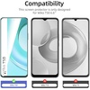 image:imageNEWC 3 Pack Designed for Wiko T50 Screen Protector Tempered Glass Bubble Free Ultra Resistant