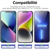 image:imageNEWC 3 Pack Designed for iPhone 11 and iPhone XR Screen Protector 61 Enhanced Tempered Glass Protection Case Friendly Scratch ResistantBubbleFree Ultra ResistantBlack