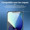 image:imageNEWC 3 Pack Designed for iPhone 11 and iPhone XR Screen Protector 61 Enhanced Tempered Glass Protection Case Friendly Scratch ResistantBubbleFree Ultra ResistantBlack