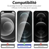 image:imageNEWC 3 Pack Designed for iPhone 11 and iPhone XR Screen Protector 61 Enhanced Tempered Glass Protection Case Friendly Scratch ResistantBubbleFree Ultra ResistantBlack