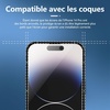 image:imageNEWC 3 Pack Designed for iPhone 11 and iPhone XR Screen Protector 61 Enhanced Tempered Glass Protection Case Friendly Scratch ResistantBubbleFree Ultra ResistantBlack