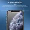 image:imageNEWC 3 Pack Designed for iPhone 11 and iPhone XR Screen Protector 61 Enhanced Tempered Glass Protection Case Friendly Scratch ResistantBubbleFree Ultra ResistantBlack