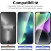 image:imageNEWC 3 Pack Designed for iPhone 11 and iPhone XR Screen Protector 61 Enhanced Tempered Glass Protection Case Friendly Scratch ResistantBubbleFree Ultra ResistantBlack