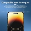 image:imageNEWC 3 Pack Designed for iPhone 11 and iPhone XR Screen Protector 61 Enhanced Tempered Glass Protection Case Friendly Scratch ResistantBubbleFree Ultra ResistantBlack
