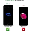 image:imageNEWC 3 Pack Designed for iPhone 7 Plus and iPhone 8 Plus Screen Protector 55 Tempered Glass Case Friendly Scratch ResistantBubbleFree Ultra Resistant