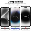 image:imageNEWC Screen Protector for iPhone Air Tempered Glass  3 Pack  65 inches  Case Friendly  Easy Installation Tool Included  Ultra ResistantBlack