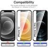 image:imageNEWC Screen Protector for iPhone Air Tempered Glass  3 Pack  65 inches  Case Friendly  Easy Installation Tool Included  Ultra ResistantBlack