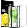 image:imageNEWC Screen Protector for iPhone Air Tempered Glass  3 Pack  65 inches  Case Friendly  Easy Installation Tool Included  Ultra ResistantTransparent