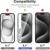 image:imageNEWC Screen Protector for iPhone Air Tempered Glass  3 Pack  65 inches  Case Friendly  Easy Installation Tool Included  Ultra ResistantTransparent