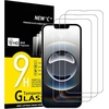 image:imageNEWC Screen Protector for iPhone Air Tempered Glass  3 Pack  65 inches  Case Friendly  Easy Installation Tool Included  Ultra ResistantTransparent