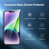 image:imageNEWC Screen Protector for iPhone Air Tempered Glass  3 Pack  65 inches  Case Friendly  Easy Installation Tool Included  Ultra ResistantTransparent