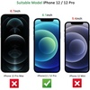 image:imageNEWC Screen Protector for iPhone Air Tempered Glass  3 Pack  65 inches  Case Friendly  Easy Installation Tool Included  Ultra ResistantTransparent